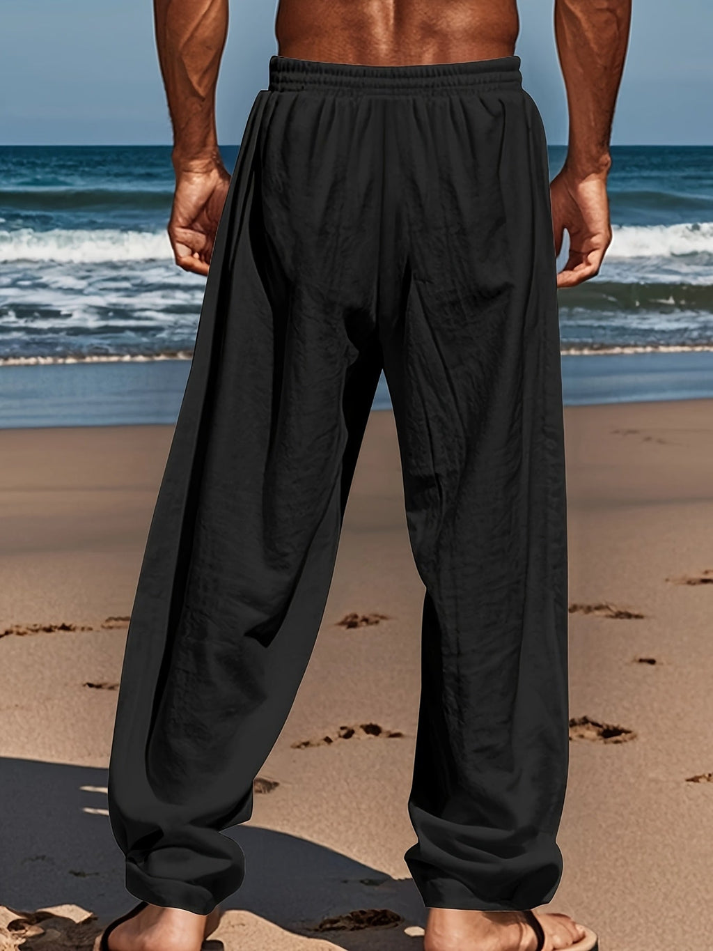Casual Linen Pants - Luxoria