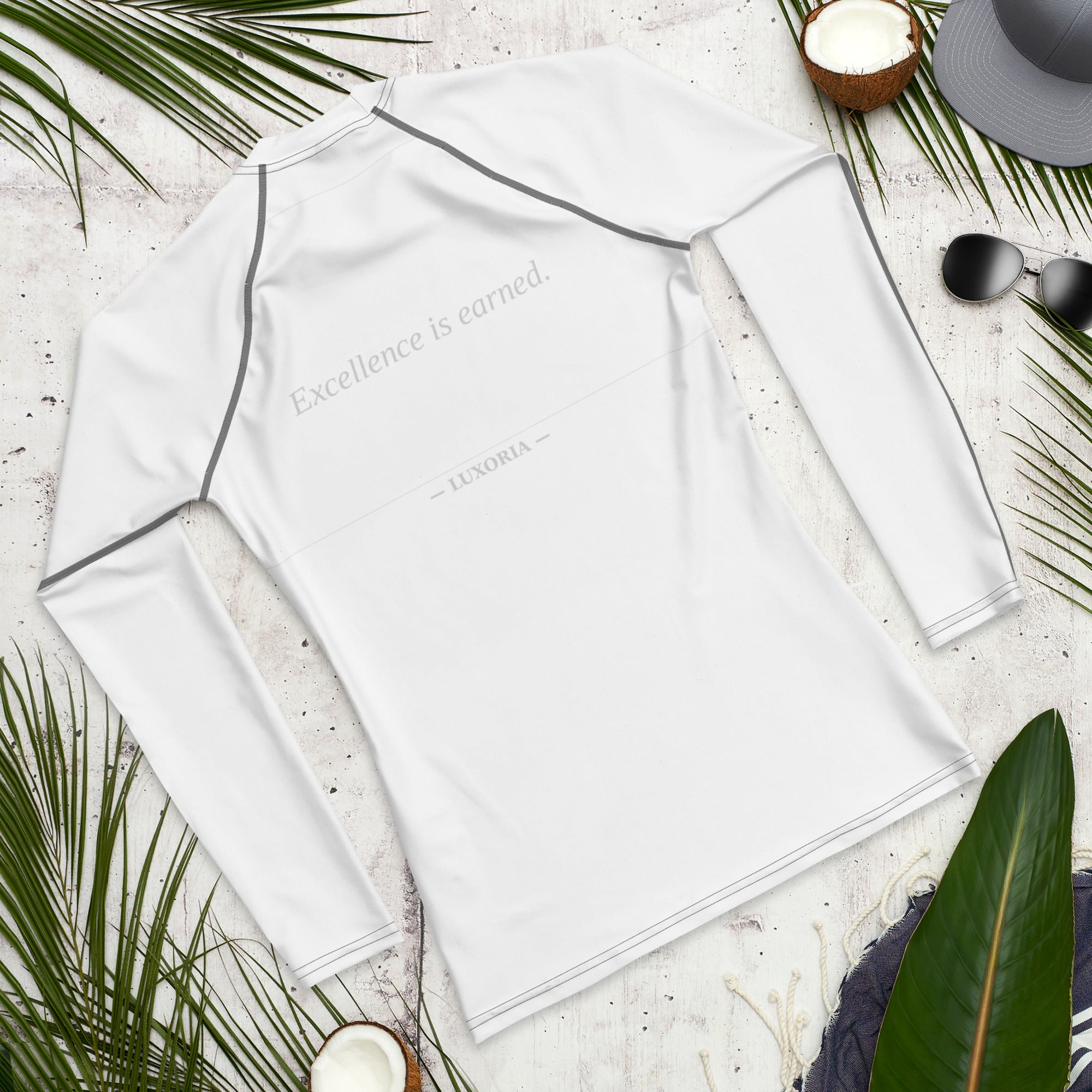 Luxoria Men's Premium Rash Guard — Built Different - Luxoria