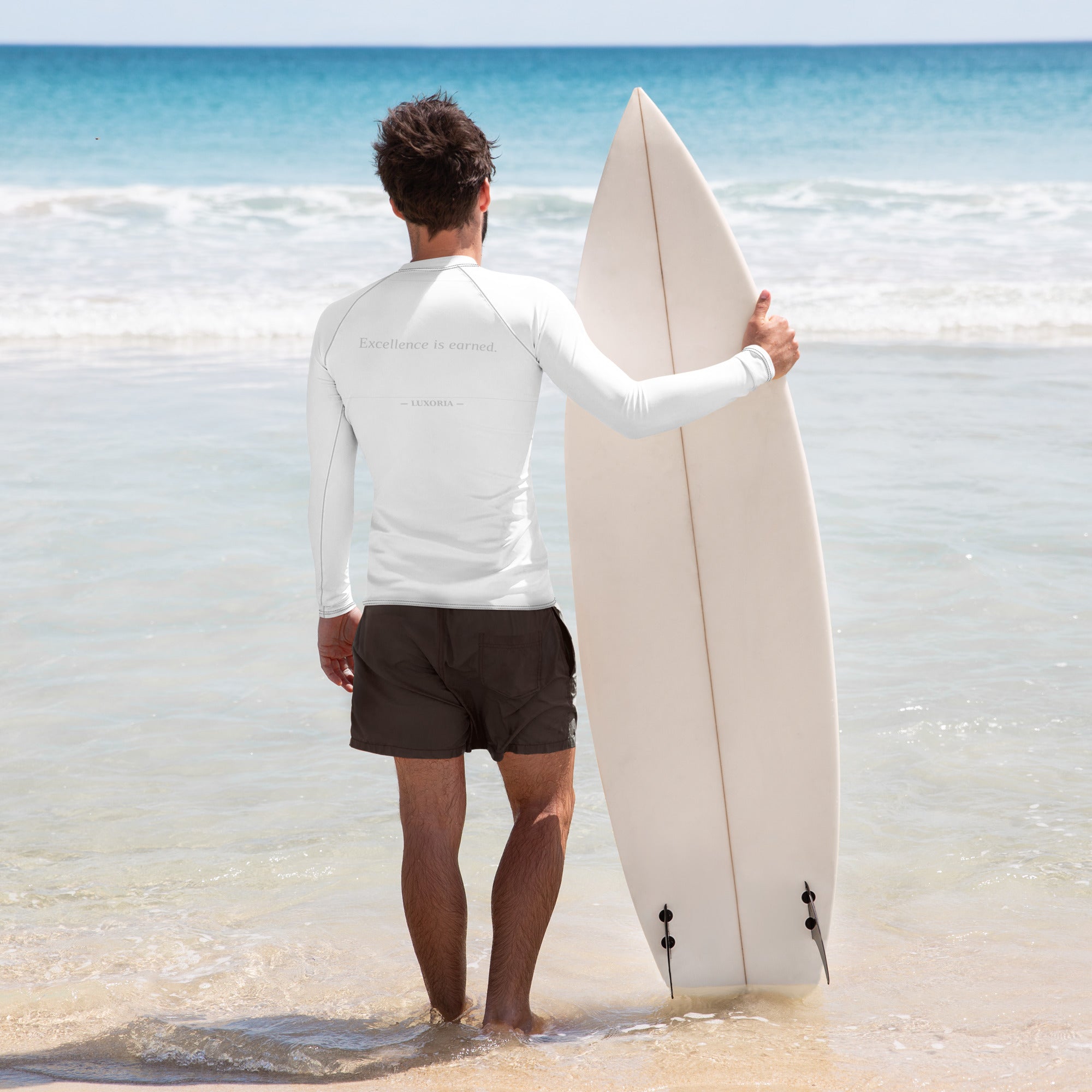 Luxoria Men's Premium Rash Guard — Built Different - Luxoria