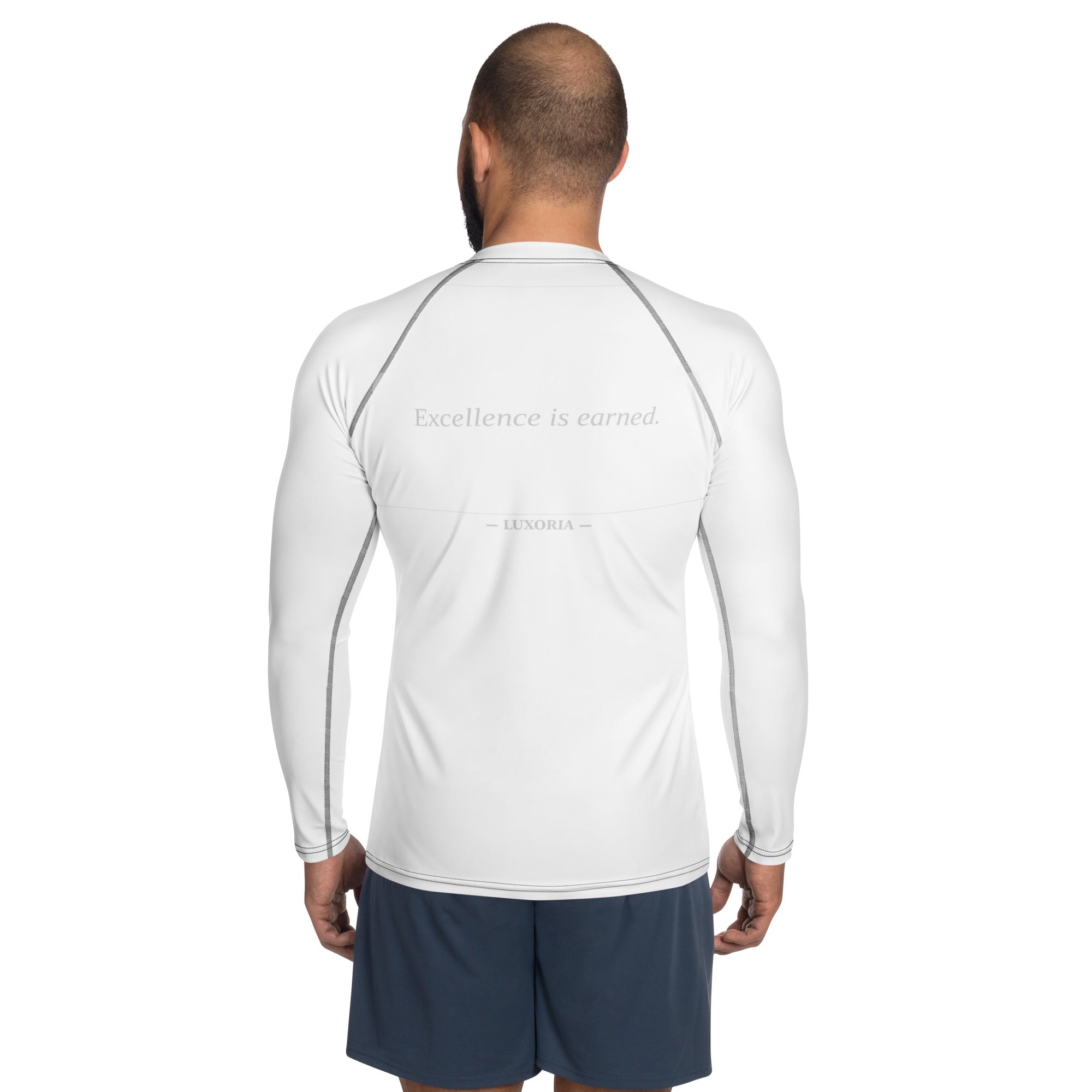Luxoria Men's Premium Rash Guard — Built Different - Luxoria
