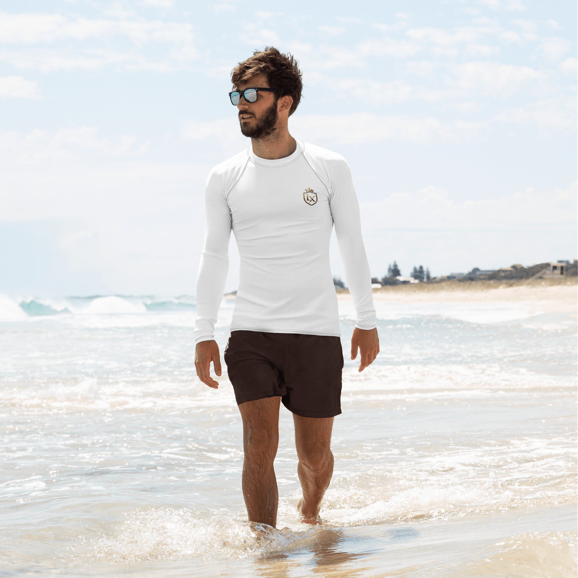 Luxoria Men's Premium Rash Guard — Built Different - Luxoria