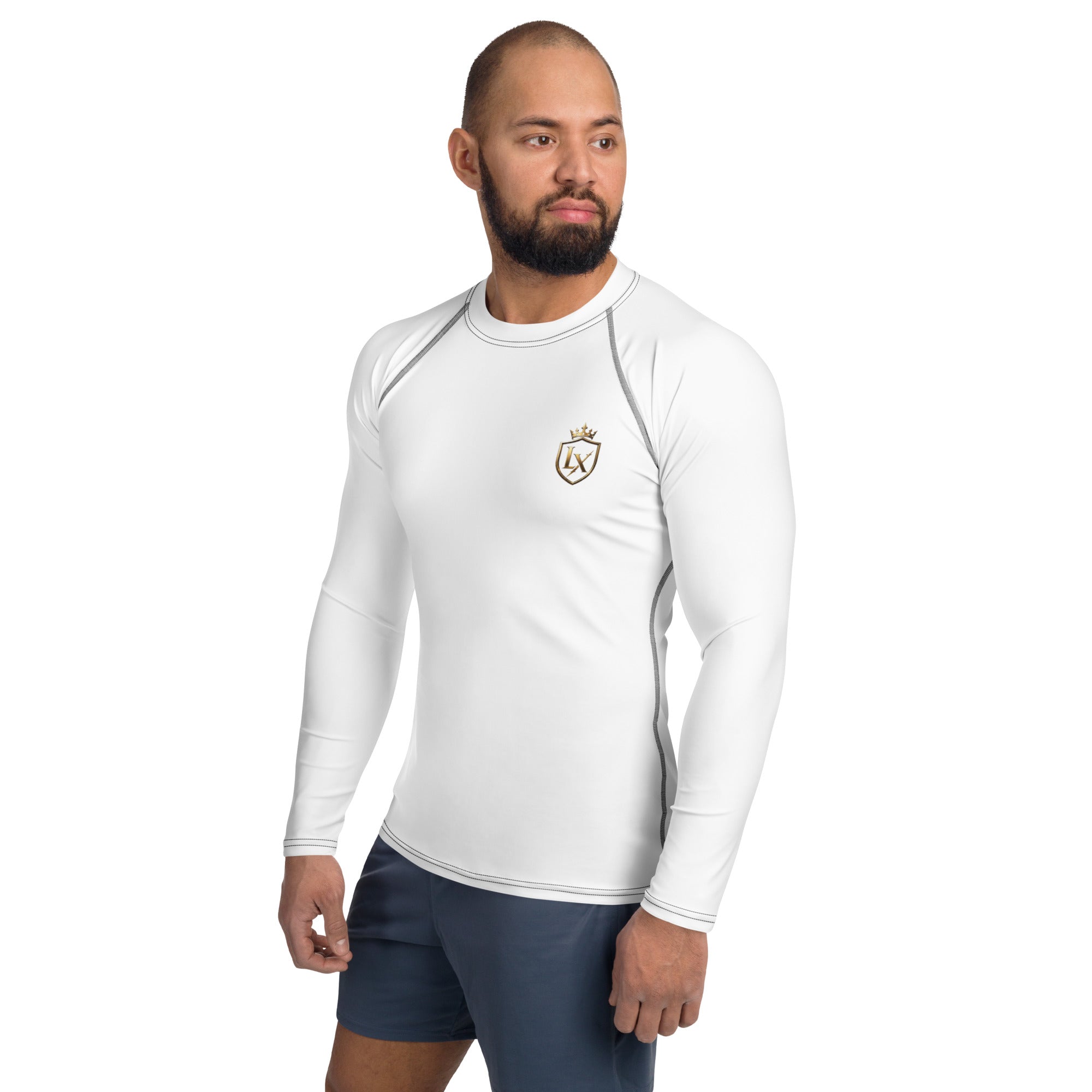 Luxoria Men's Premium Rash Guard — Built Different - Luxoria