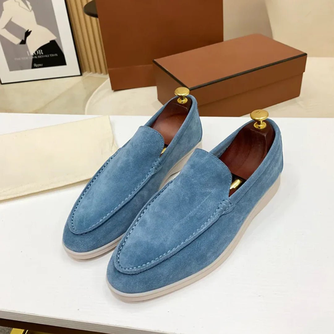 Classic Suede Loafers - Luxoria