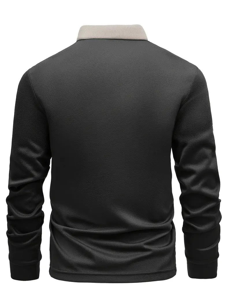 Lightweight Polo Sweater - Luxoria