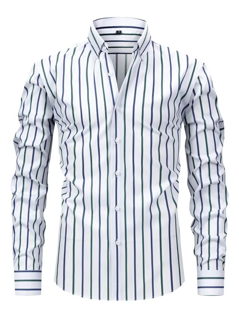 Chic Striped Shirt - Luxoria