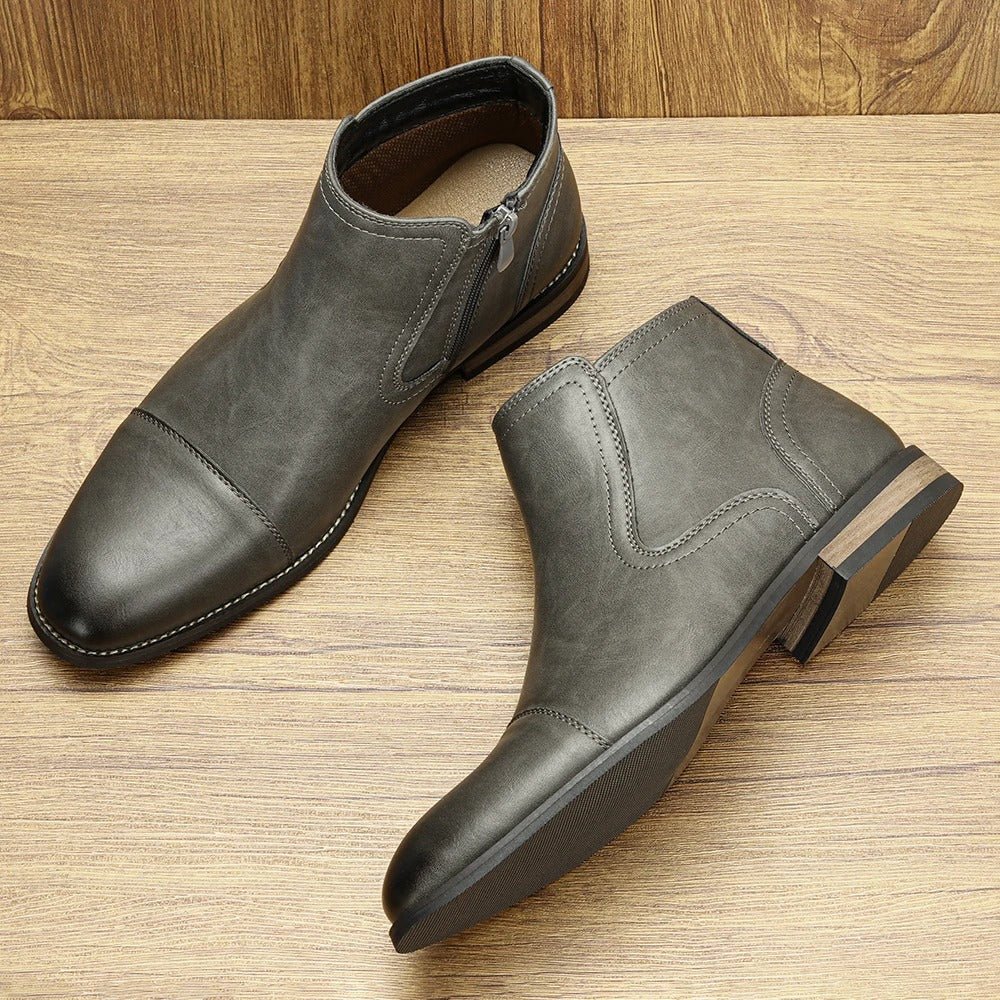 Leather Chelsea Boots - Luxoria