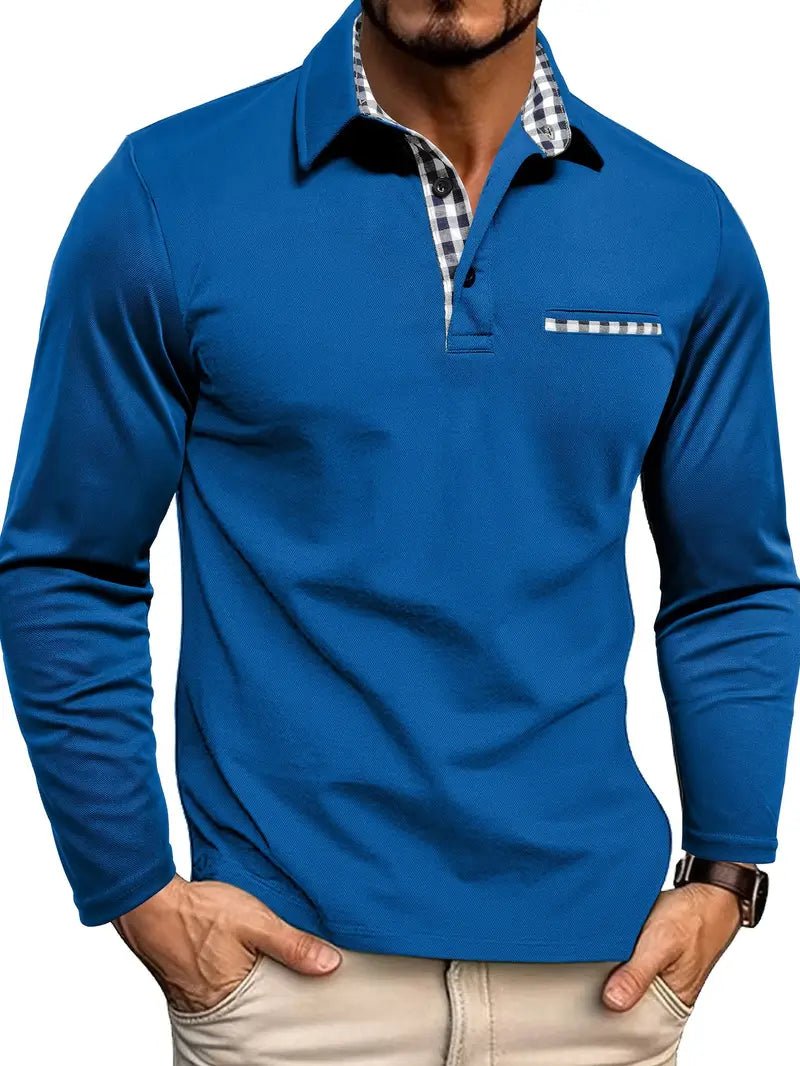 Polo Shirt with Long Sleeves - Luxoria