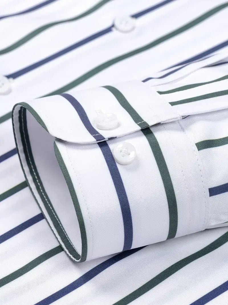 Chic Striped Shirt - Luxoria
