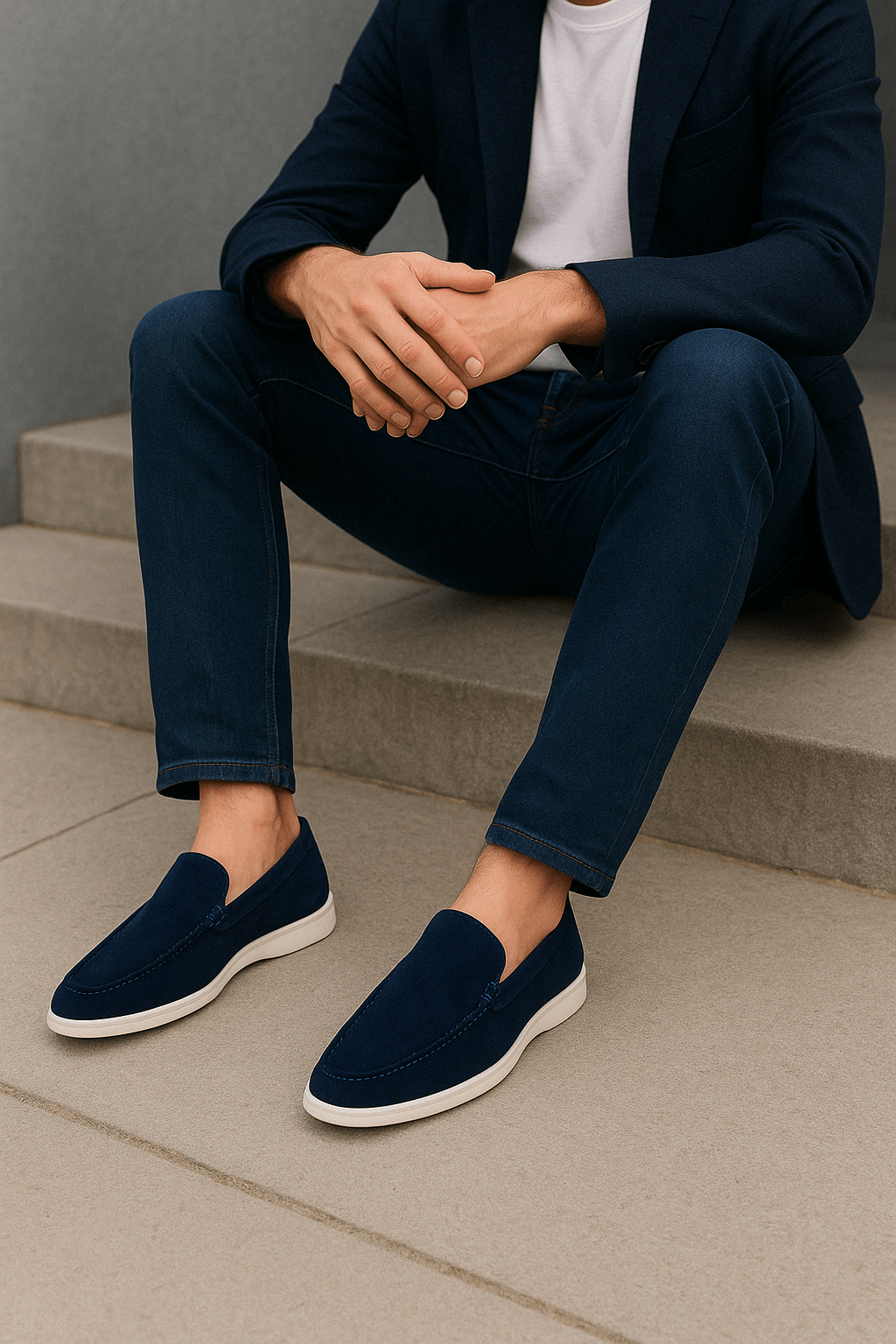 Chic Suede Loafers - Luxoria