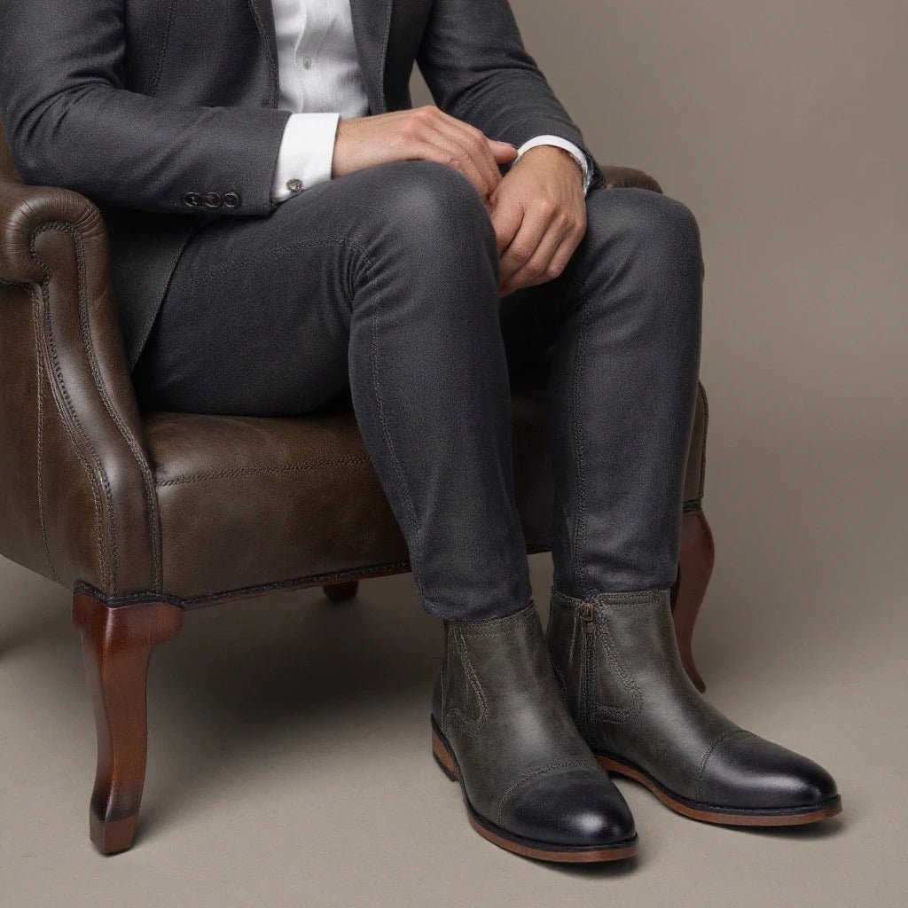 Leather Chelsea Boots - Luxoria