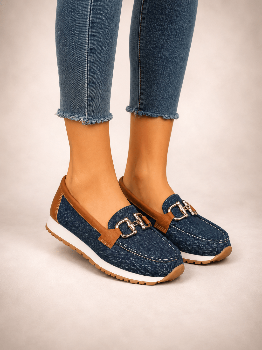 Lucia - Zapatillas deportivas tipo mocasín - Luxoria