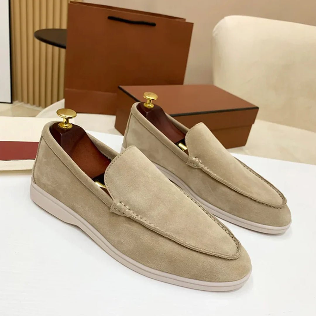 Classic Suede Loafers - Luxoria