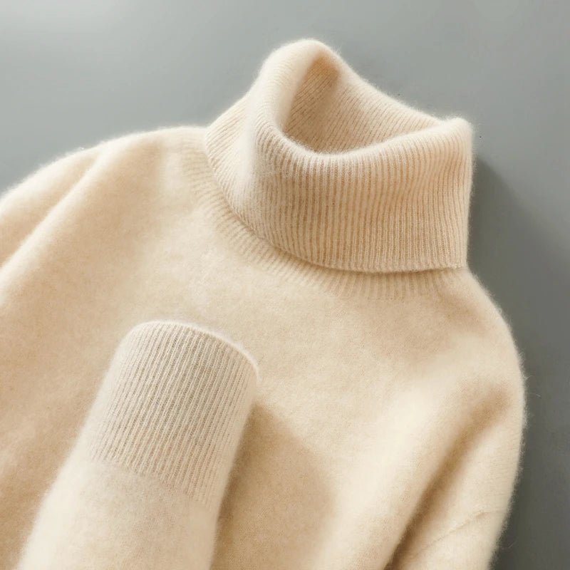 Elegant Wool Turtleneck - Luxoria