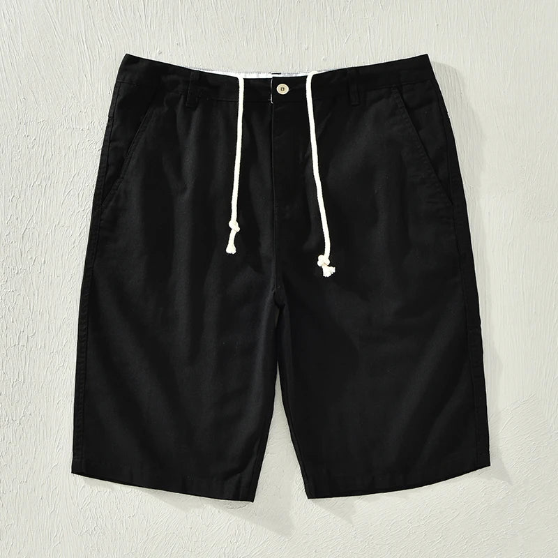 Elegant Linen Shorts - Luxoria
