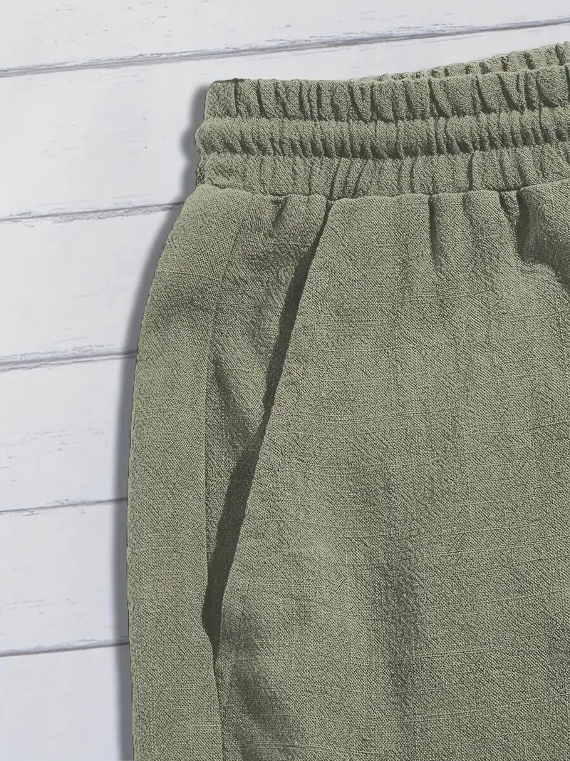 Casual Linen Shorts - Luxoria