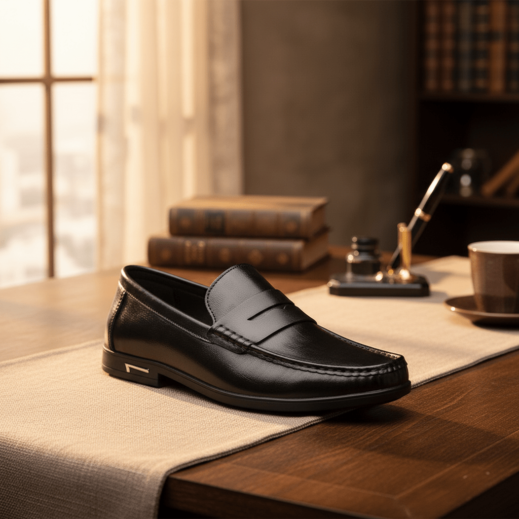 Elegant Premium Leather Loafers - Luxoria