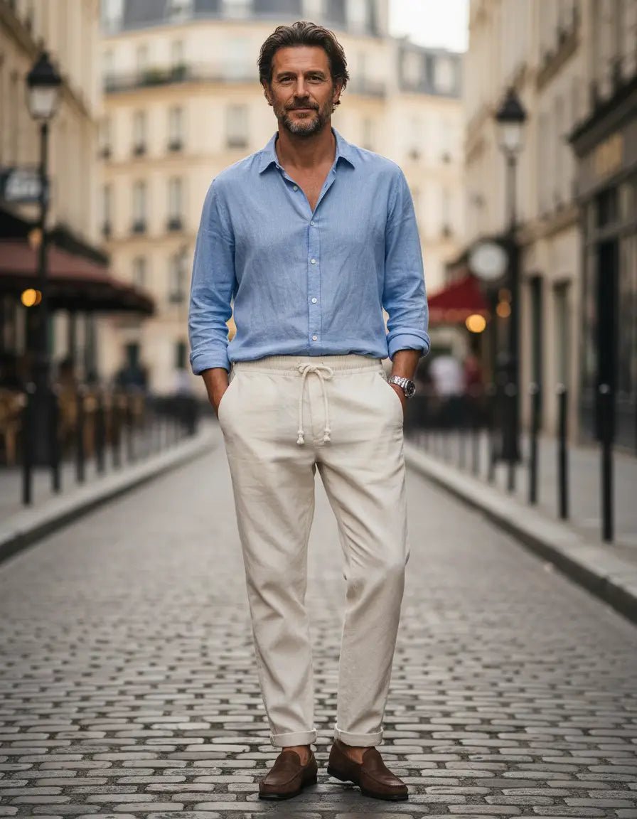 Stylish Linen Pants - Luxoria