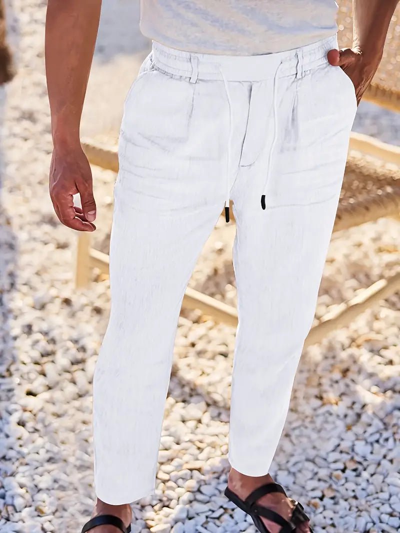 Elegant Linen Pants - Luxoria