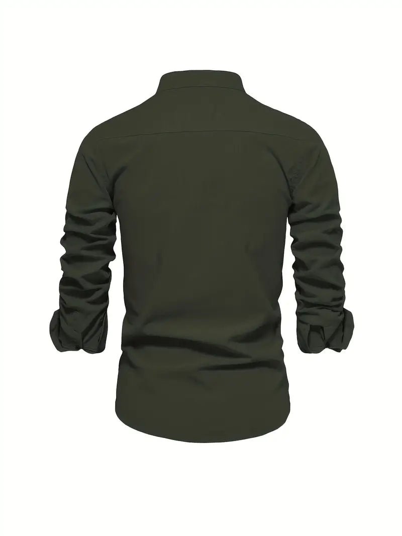 Elegant Breathable Men's Shirt - Luxoria