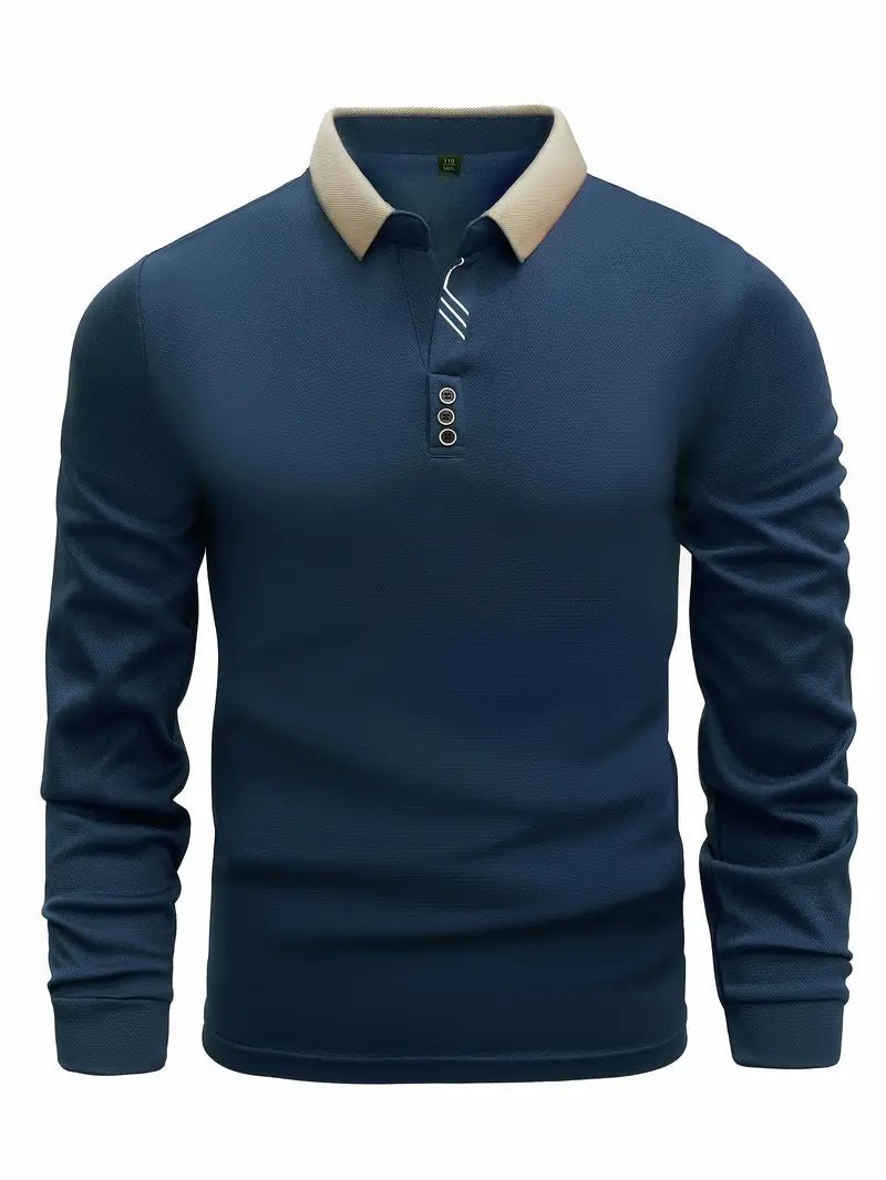 Lightweight Polo Sweater - Luxoria