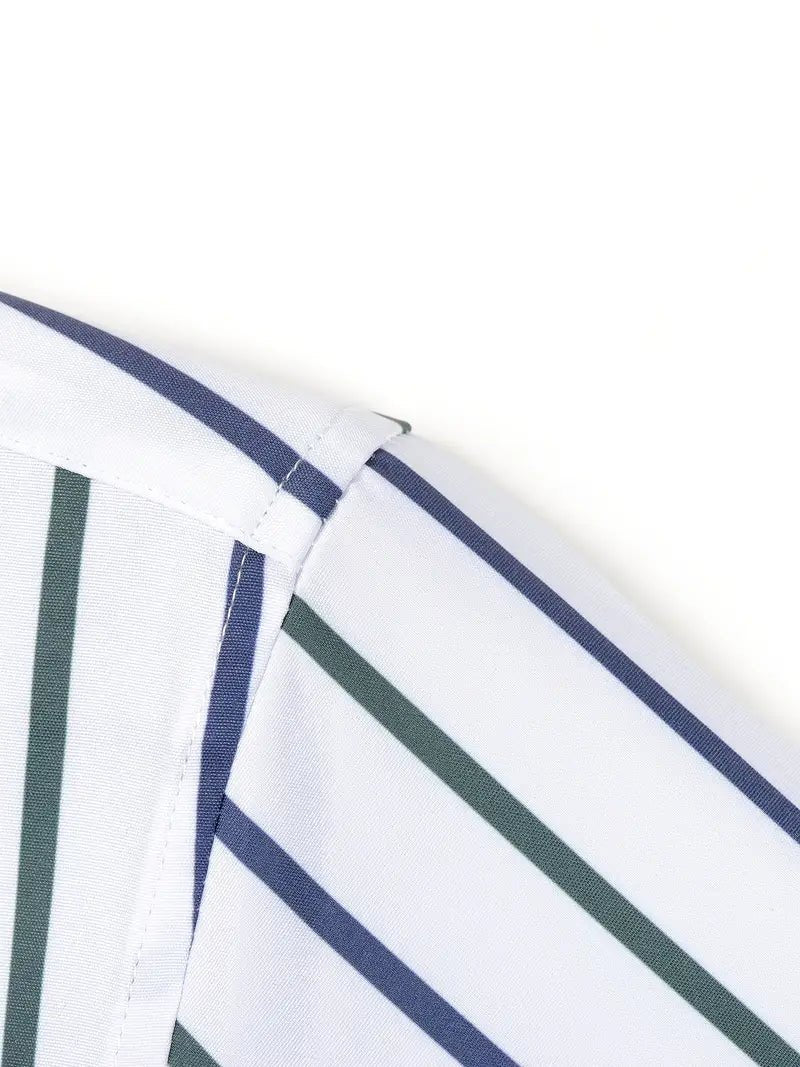 Chic Striped Shirt - Luxoria