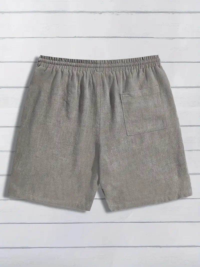 Casual Linen Shorts - Luxoria