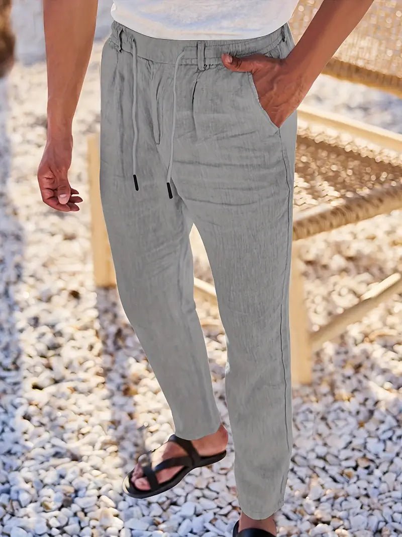 Elegant Linen Pants - Luxoria