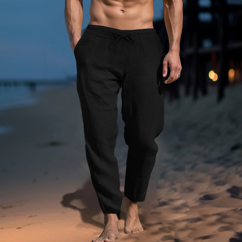 Corfu Linen Pants - Luxoria
