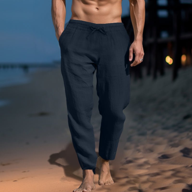 Corfu Linen Pants - Luxoria