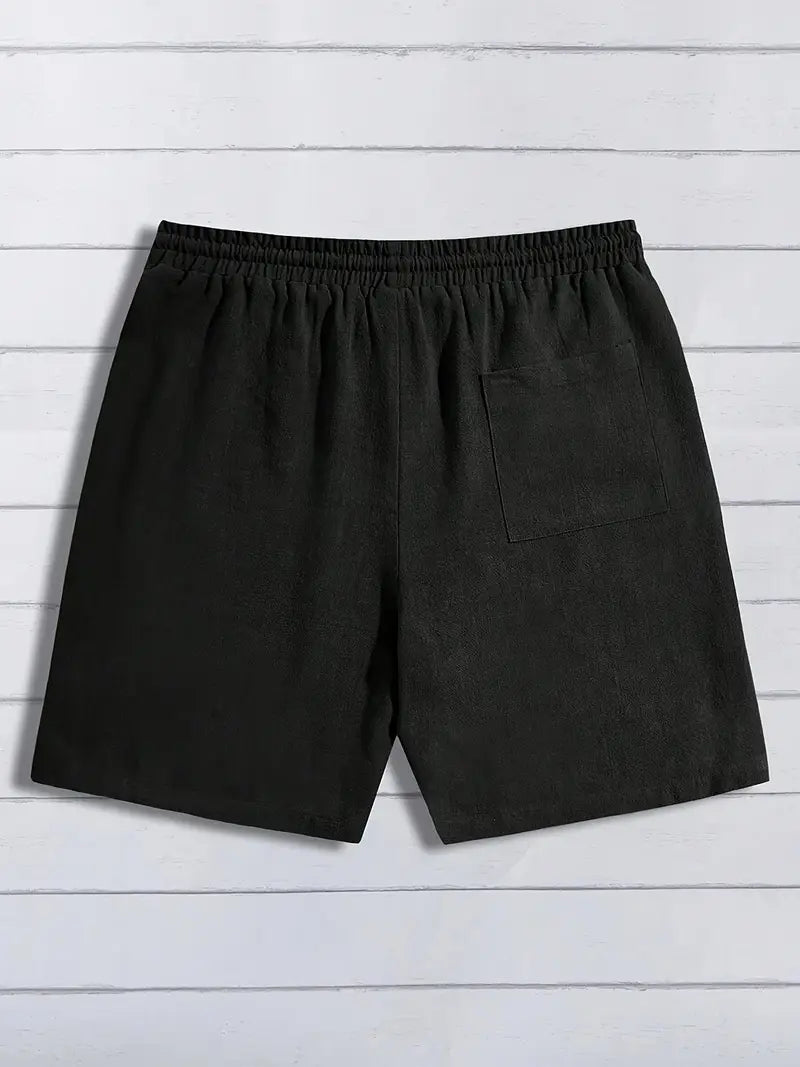Casual Linen Shorts - Luxoria