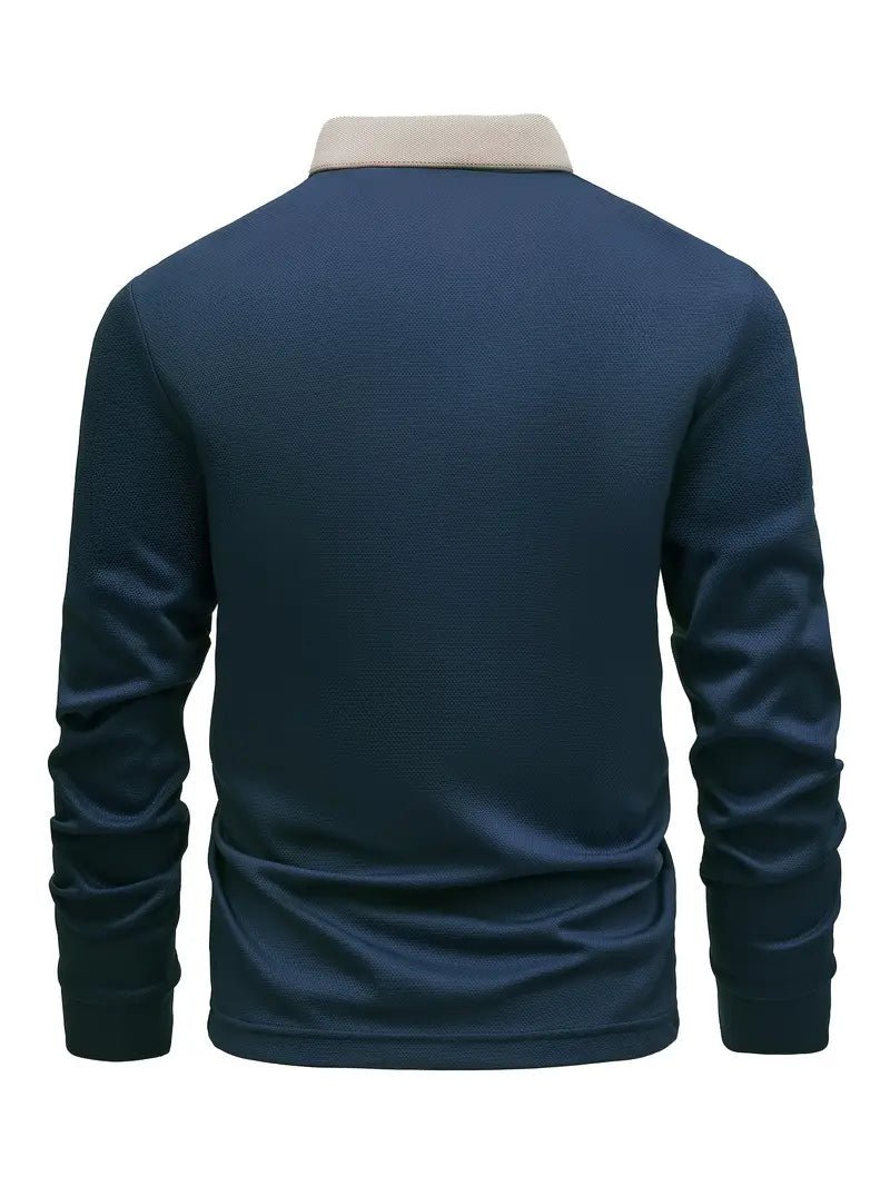 Lightweight Polo Sweater - Luxoria