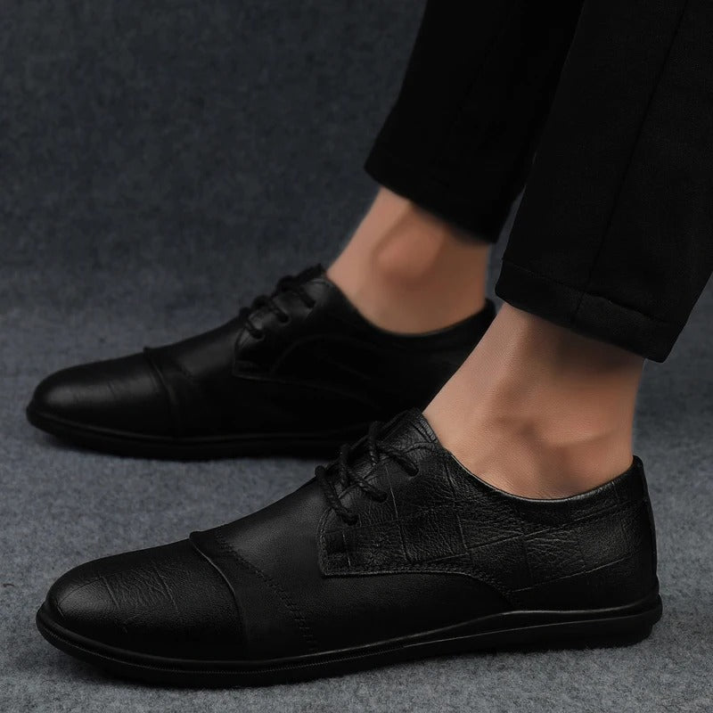 Elegant Leather Dress Shoes - Luxoria
