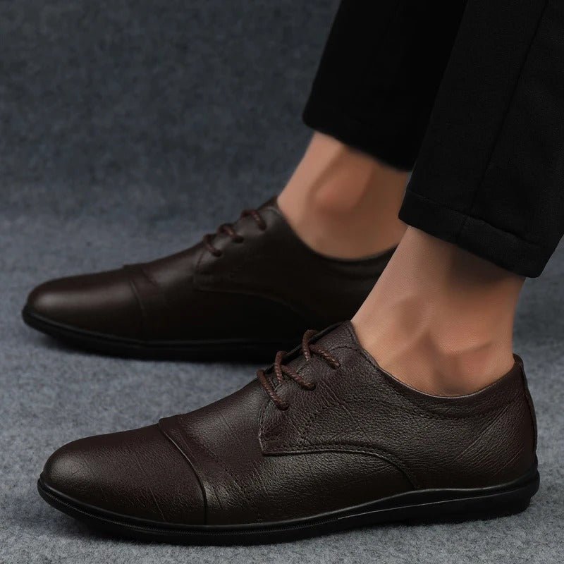 Elegant Leather Dress Shoes - Luxoria
