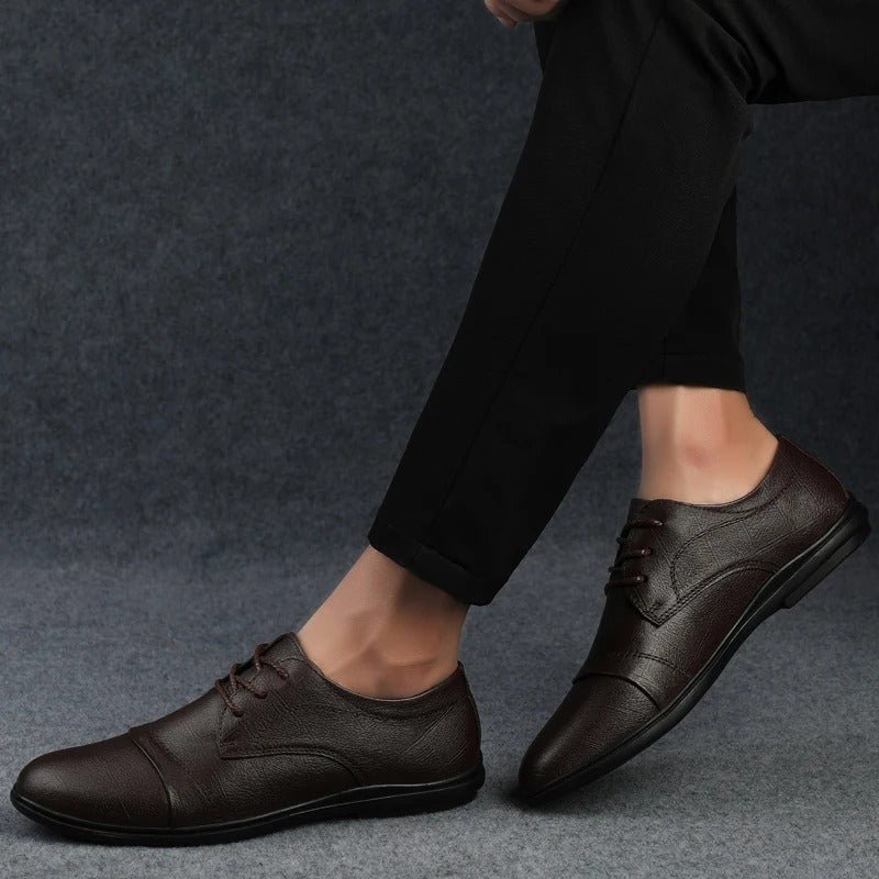 Elegant Leather Dress Shoes - Luxoria