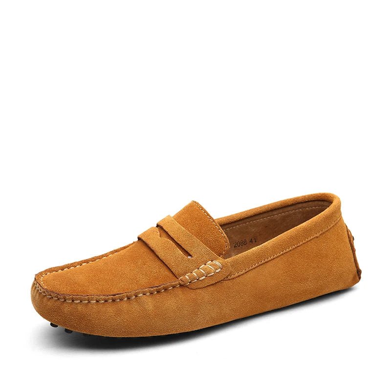 Casual Suede Loafers - Luxoria