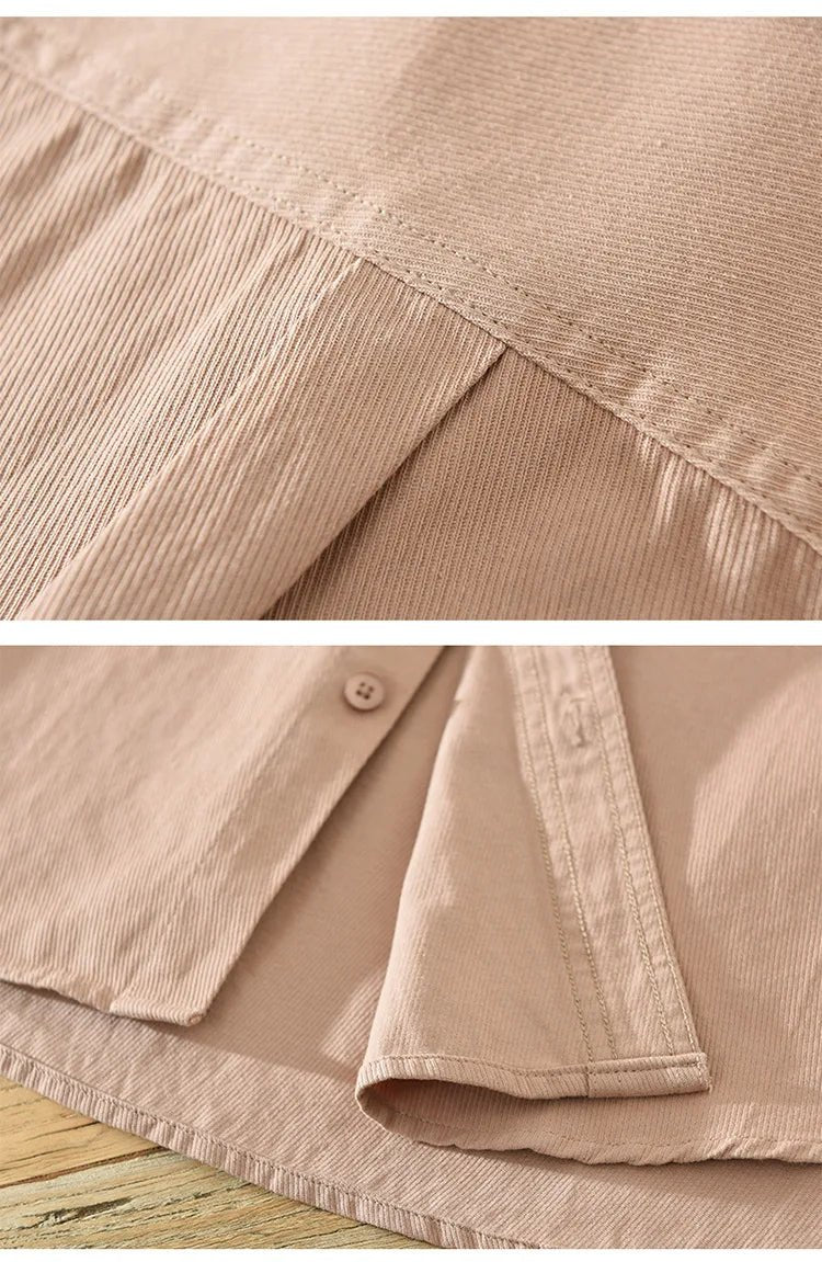 Short Sleeved Cotton Shirt - Luxoria