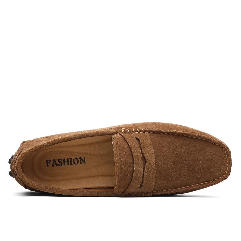 Casual Suede Loafers - Luxoria