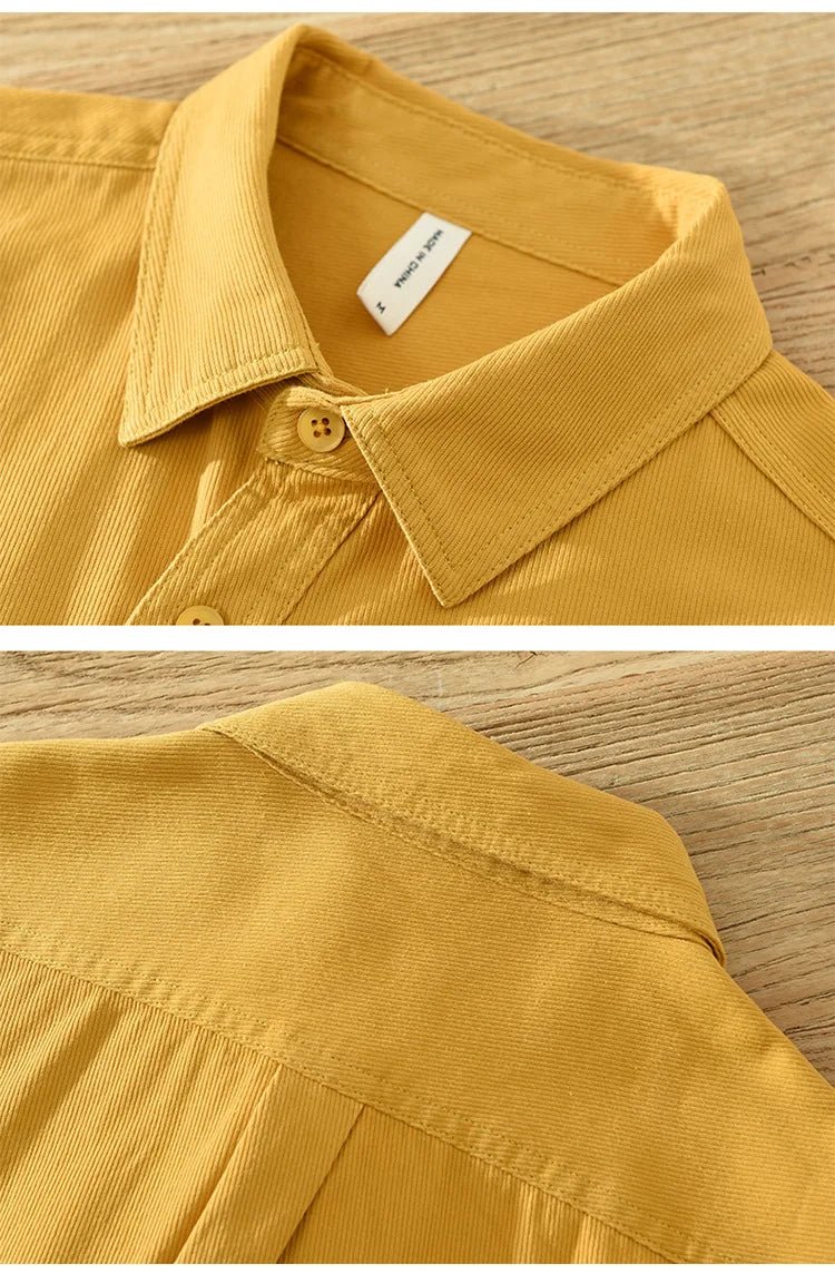 Short Sleeved Cotton Shirt - Luxoria