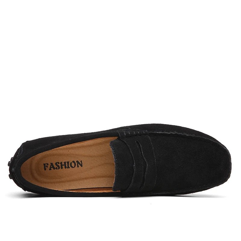 Casual Suede Loafers - Luxoria