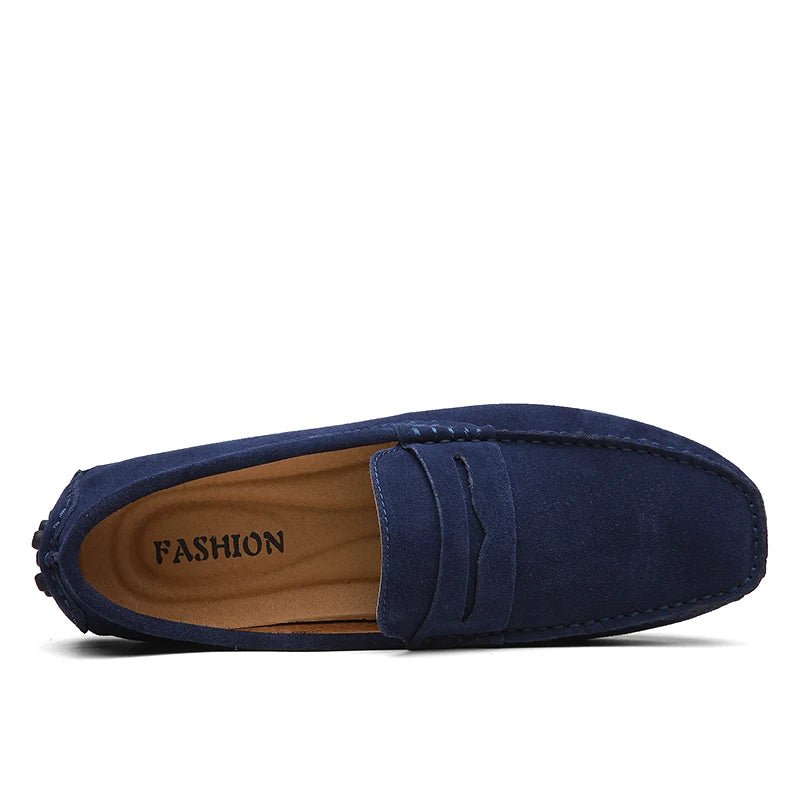 Casual Suede Loafers - Luxoria