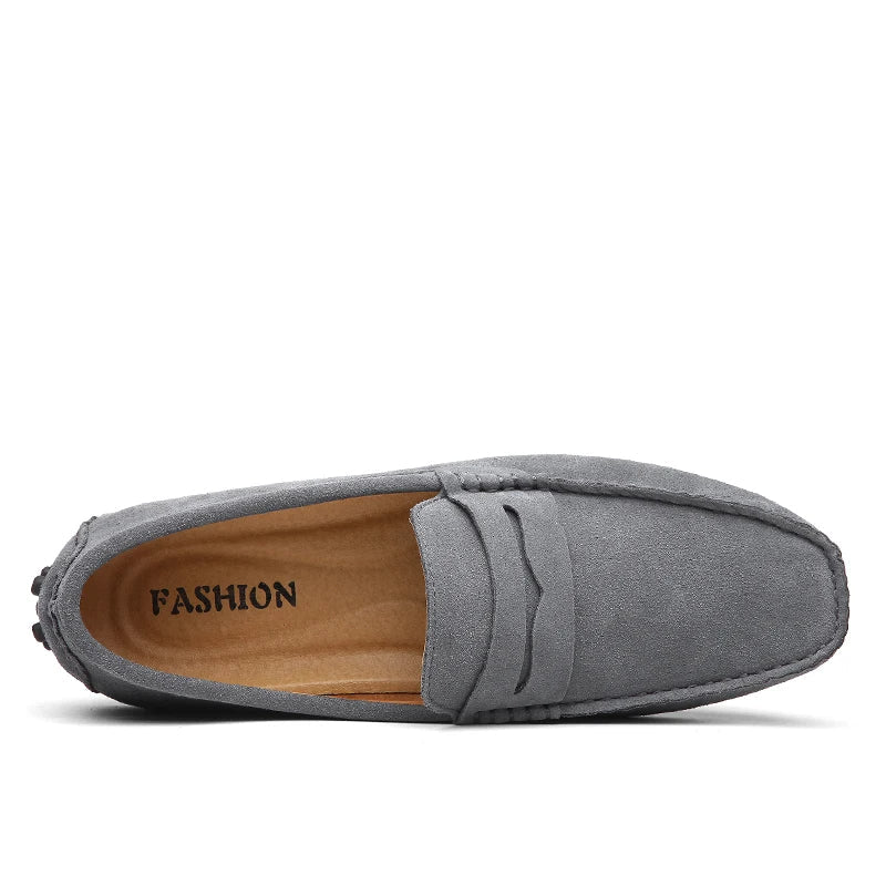 Casual Suede Loafers - Luxoria