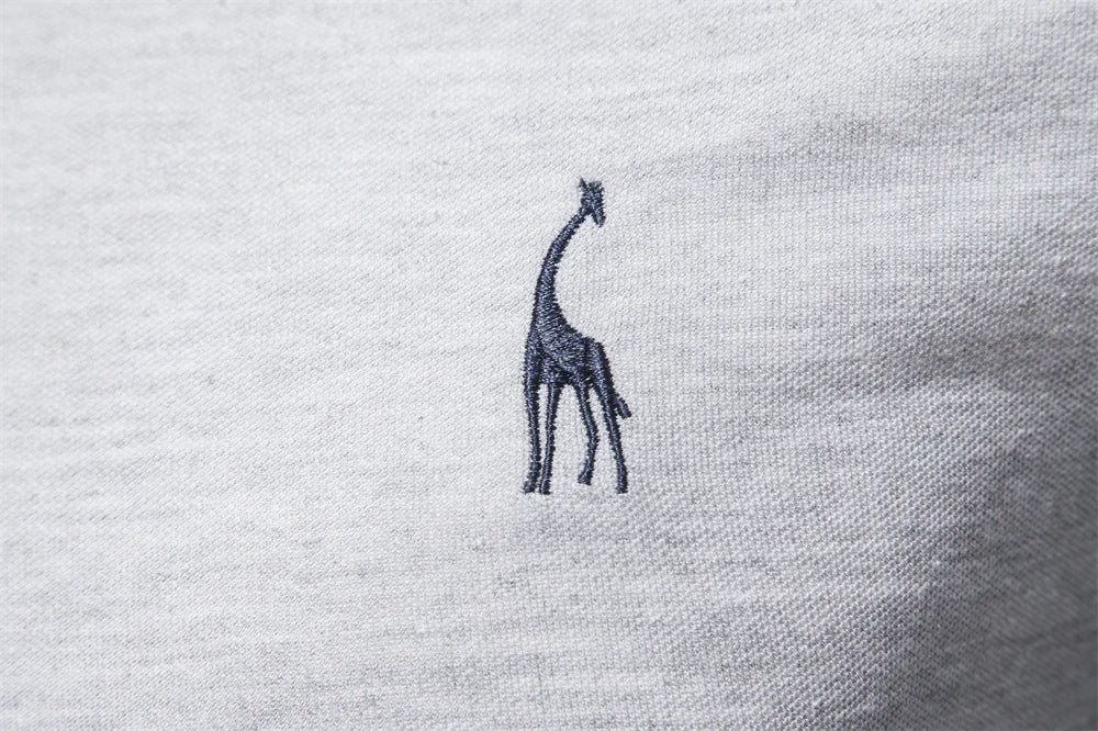 Casual Long Sleeved Polo Shirt - Luxoria
