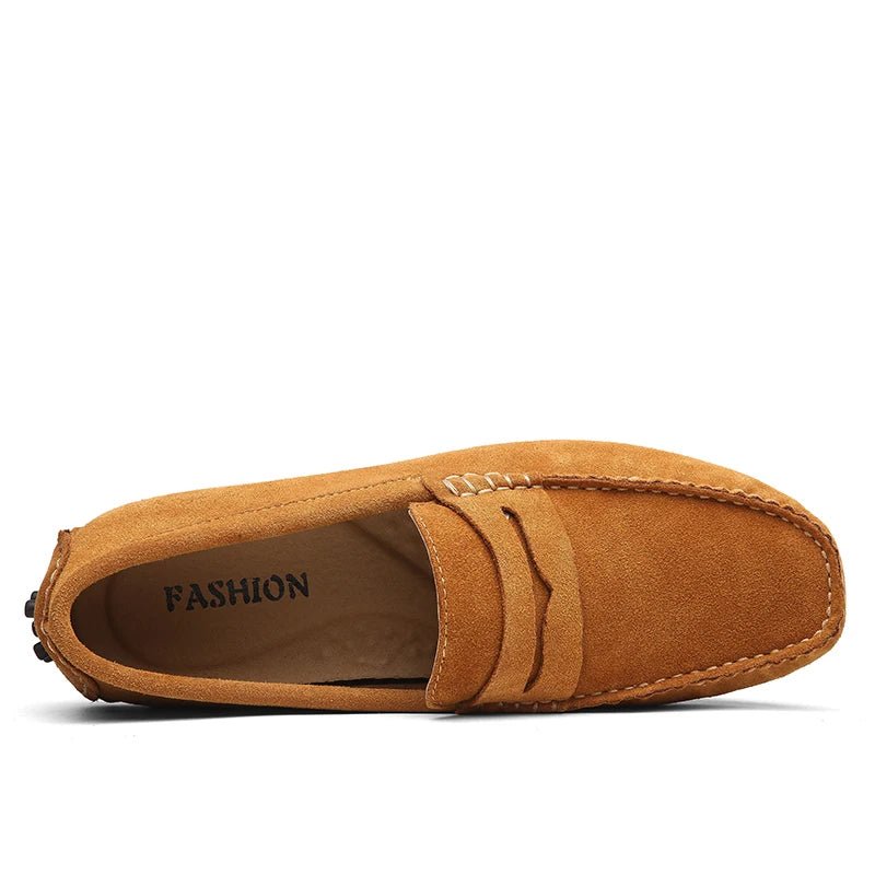 Casual Suede Loafers - Luxoria