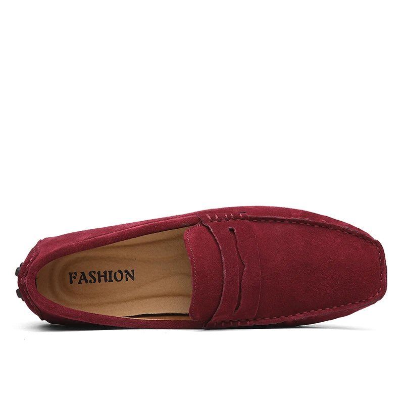 Casual Suede Loafers - Luxoria