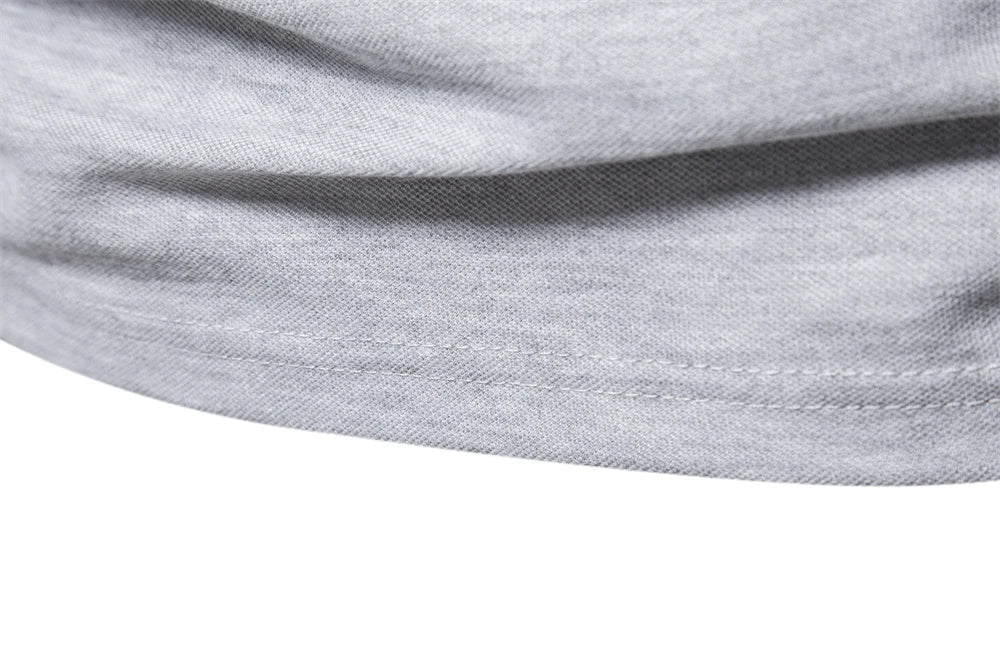 Casual Long Sleeved Polo Shirt - Luxoria