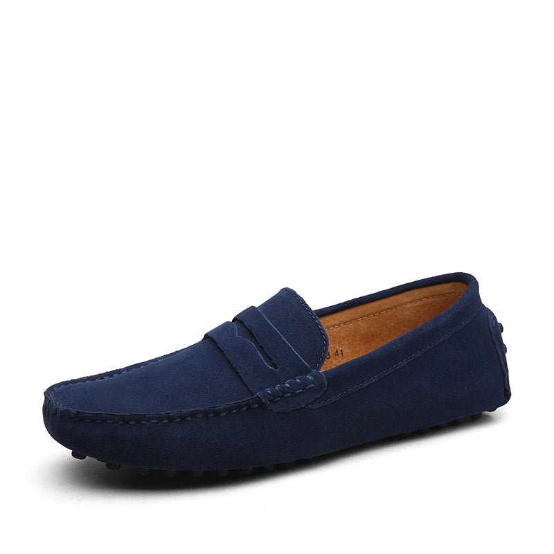 Casual Suede Loafers - Luxoria