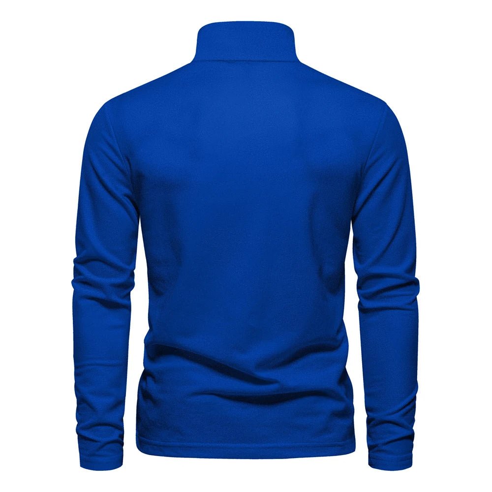 Casual Long Sleeved Polo Shirt - Luxoria