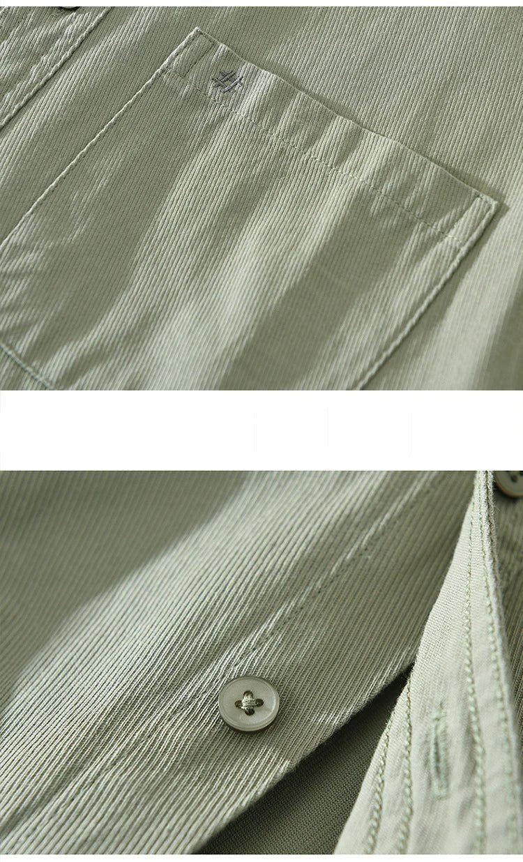 Short Sleeved Cotton Shirt - Luxoria