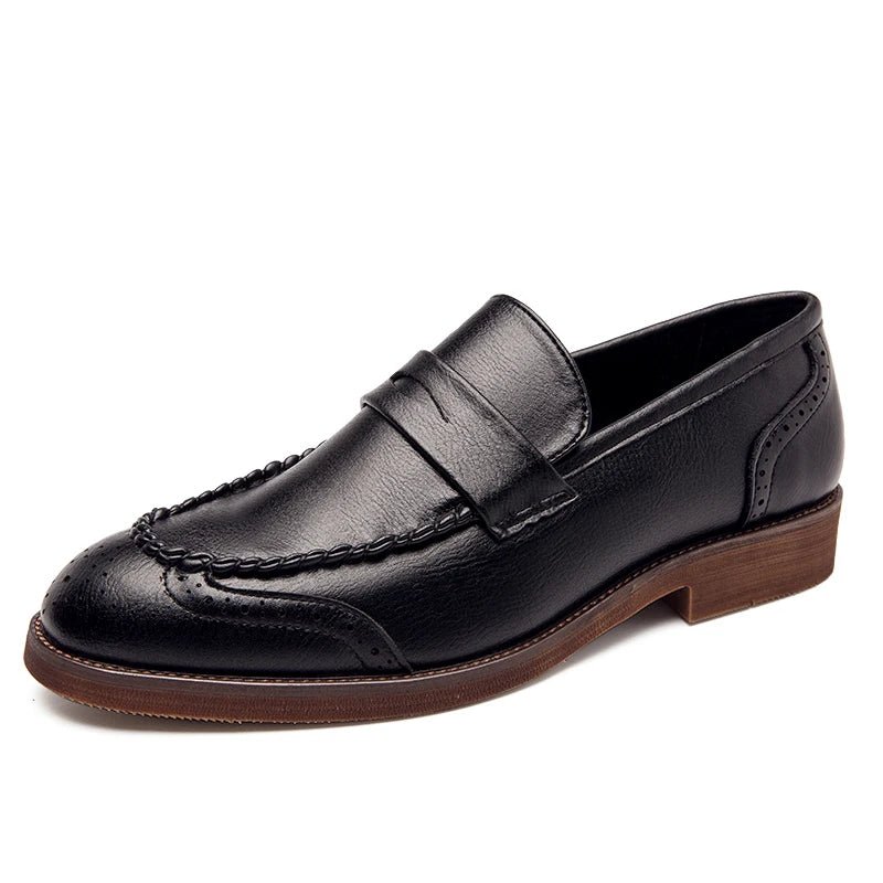 Chic Leather Loafers - Luxoria