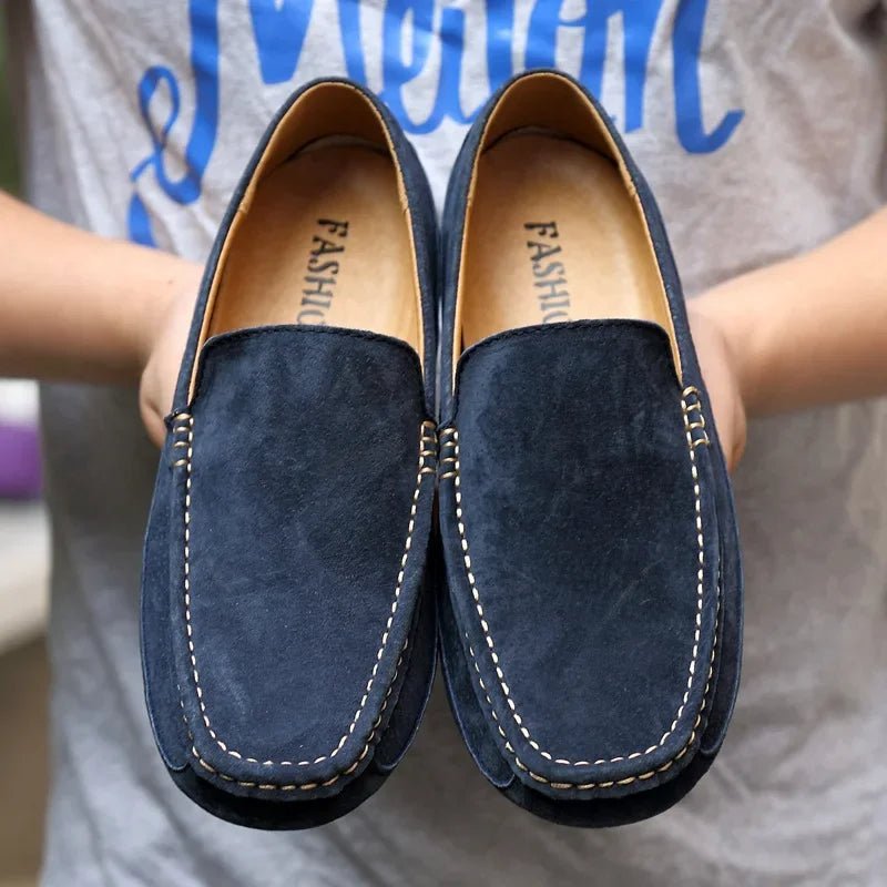Chic Premium Suede Loafers - Luxoria